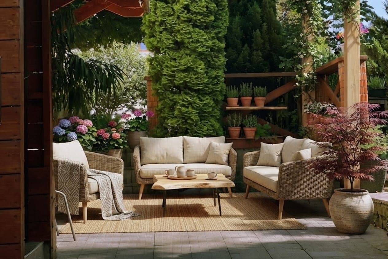 Terrasse neu gestalten (Nachher)